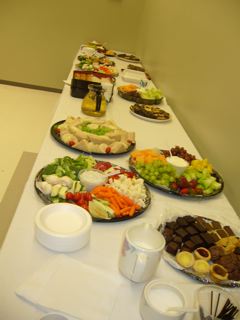 Graduation ceremony refreshments