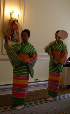 Odori performed by some young ladies