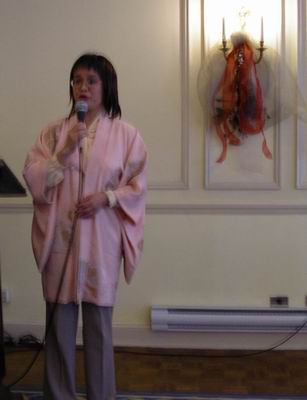 Joan Lok, President of the Sumi-e Society of America