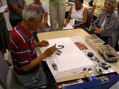 Charles Leung returns to fill in body with grey ink