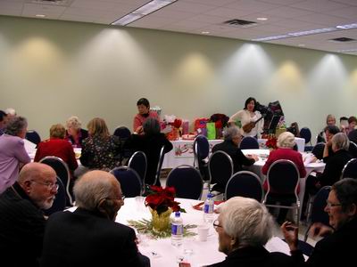 Members gather for Christmas social