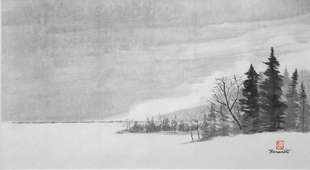 A Snow Field by Hiroshi Yamamoto
